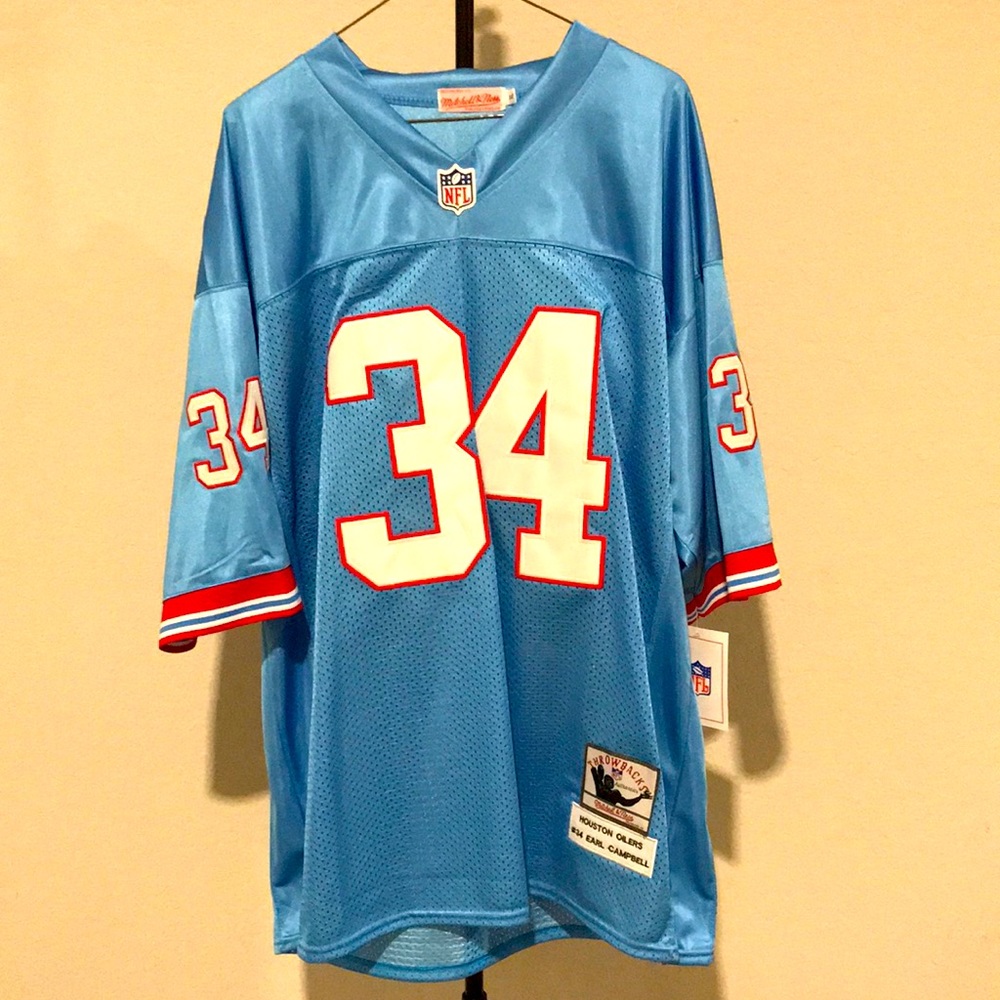 Mitchell & Ness Men's Earl Campbell Throwback Jersey